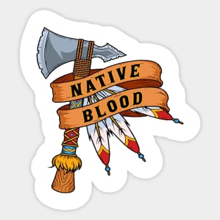 Native Blood Sticker